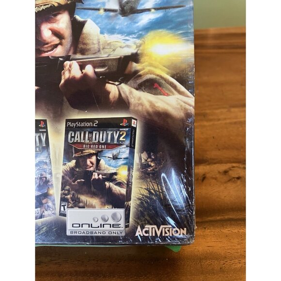 PS2 Call of Duty Legacy Activision 2007 (Finest Hour & Big Red One) NEW/SEALED - Picture 4 of 16